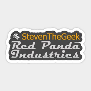 STG Red Panda Logo Sticker